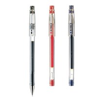 하이테크 C 볼펜 0.25mm 중성펜 얇은글씨 낱개, 검정