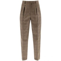 UOMO 001CA CAMMELLO 프린스 오브 웨일스 플란넬 시가렛 팬츠 MAX MARA STUDIO