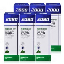 2080 애플민트향 자일리톨 치약 110g 6개 최신제조