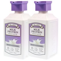 바이아우어 밀크프로틴 바디워시 화이트머스크향, 700ml, 2개