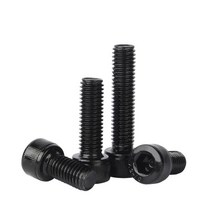 M5 블랙 육각 소켓 렌치 볼트 스테인리스 스틸 서스 304 헥사곤 헤드 캡, M5 (10개), 10mm