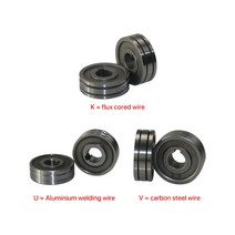 와이어 피더 U V K 휠 롤러 0.8mm 1.0mm 1.2mm 더블 사이즈 MIG 용접기 용접 피딩 머신, 13 0.8MM-0.9MM-V