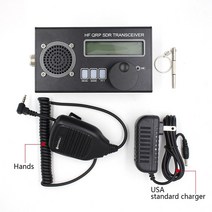 USDX USDR SDR 트랜시버 내장 배터리 포함 8 밴드 USB LSB CW AM FM HF SSB QRP 6000mah, [01] US Plug