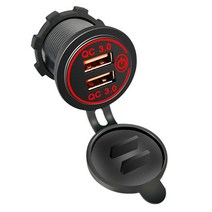 소켓 USB 캠핑카 카라반 방우 2포트 QC DIY 3.0, QC3.0 USB 2포트