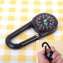 나침반 카라비너 등산용나침반 등산고리 나침반