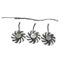 지포스 Geforce 75mm t128010su 냉각 그래픽 팬 기가바이트 geforce gtx 570 670 680 1070 r9 780 ti 교체용 그래픽카드 gpu 팬, 하얀