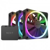 NZXT F120 RGB Matte Black (3PACK/Controller), 선택하세요