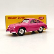 미니어처 1/43 DeAgostini Dinky Toys 182 For P ~ sche 356A 쿠페 핑크 다이 캐스트 모델 자동차 자동차 선물 컬렉션차량 액세서리 컬렉션 피규어, 단일옵션