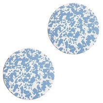 올플래닛 세라믹 마블 티코스터 원형 컵받침 1+1, 마블 스카이1+1