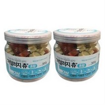 브랜드없음 우리주 저알러지 츄 강아지 간식 300g 연어 + 대구 혼합맛 덴탈껌, 6개