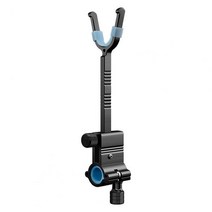 낚시 좌대 거치대 민물 낚싯대 스탠드 조절식 홀더 내구성 가능한 알루미늄 합금 브래킷, 02 Black