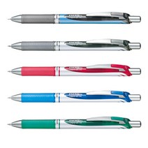 펜텔 에너겔 노크식 BLN75 0.5mm중성펜 1타12개, BLN75-B 레드, 1