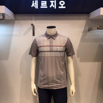 (주)에스에스패션 세르지오 남성 베이지 냉감프린트티셔츠