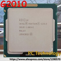 리퍼 CPU 오리지널 인텔 프로세서 G2010 CPU 2.8GHz 3M LGA1155 55W 데스크탑 듀얼 코어 1 일 이내 무료, 한개옵션0