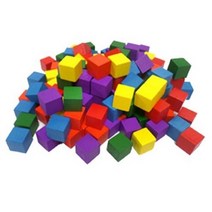 입체도형 공간감각 개발 나무큐브 칼라쌓기 100P