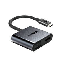 필립스 USB C to HDMI VGA USB PD C타입 멀티 어댑터 SWV6004G