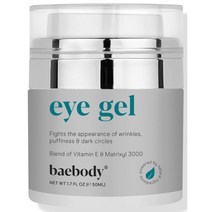 Baebody Eye Gel 눈가 주름 노화 방지 다크 서클 잡티 눈 주변 영양 제공 아이 크림 젤, 1병, 50ml