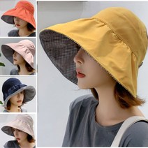 원더씨 자외선 차단 데일리 네츄럴셔링 휴대용 돌돌이 양면모자 버리테일 썬캡