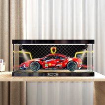 레고 테크닉 페라리 488 GTE af corse 51 전시장 42125 아크릴 디스플레이 케이스 진열장 타입, G + 1개