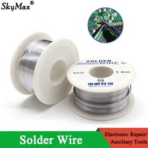 부품 자재 소모품고순도 저 융점 솔더 와이어 1 개 0.8/1.0mm 소형 코일 용접 수리 도구 50g/100g, [01] 1.0mm, [02] 100g