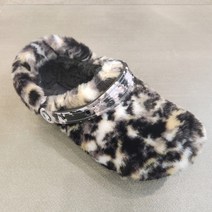 크록스 클래식 퍼 슈어 클로그!!호피!! 207303-0C4