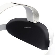 Pico 4 VR 헤드셋용 편안한 보호 스트랩 백 패드 땀 방지 커버 헤드밴드 압력 밸런스 쿠션 드롭 쉬핑, 한개옵션1, 06 Black
