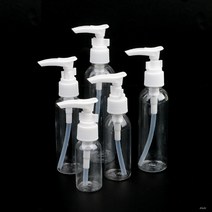 키알리 화장품 시럽 샴푸 오일 세제 펌프형 투명 용기 스프레이병, 용량, 120ml