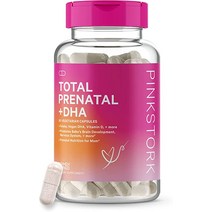 미국영양제 미국 태교 비타민 DHA amp엽산 의사가 처방한 산전 철분 종합 B6 ampB12 D Pregnancy Must Haves 여성 소유 180 캡슐, [01] 60개(1팩)