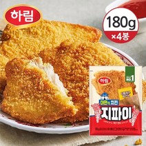 [냉동] 하림 대만식 치킨 지파이 180g (지파이 170g+더블치즈치즈닝 10g) 4개