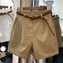 0 velys 산뜻하고 핀턱 코튼 4부 팬츠 CSP1155