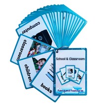 26종 760개 어린이 영어 플래시 카드 교육용 장난감 영어 유아 학습 카드, classroom