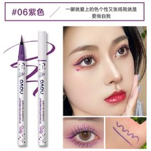 아이 펜슬 라이너 눈썹 노보 매트 아이 라이너 펜슬 화이트 Apperance 8 색 오래 지속되는 방수 메이크업, 한개옵션1, 06 06 purple