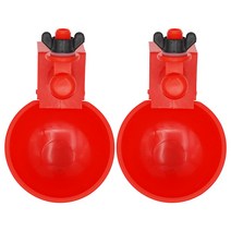 2pcs 자동 치킨 워터 컵 Waterer 보울 키트 농장 p 가금류 병아리 용 식수 공급기 오리 거위 메추라기, 01 2개