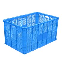 사과박스 배 플라스틱 상자 계육 의류 물류 대형 화물, 575 바구니 외경 615x425x310하얀색