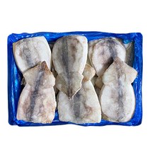 부산이오 냉동 손질 완료 할복오징어 4kg 업소용 박스 도매, 21-23미(4kg), 1개
