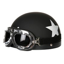 대형 오토바이 헬멧 전동 킥보드 대두 빅사이즈 4XL, 4XL 베어 브라운 미러  데빌 혼