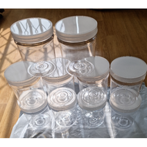 봄91 원형 투명스크류캡 밀폐용기 500ml, 90개