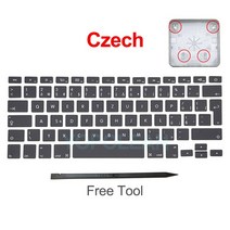 교체용키보드 노트북키보드수리 Macbook Air A1369 A1466 Pro Retina A1425 A1502 2012 년용 도구가 있는, 한개옵션2, 13 Czech, 한개옵션1
