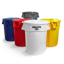 벤티드 브루트 컨테이너 75L 대용량 쓰레기통 대형휴지통 튼튼한 분리수거함, 벤티드 컨테이너세트 75L, (파란색)