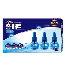 헨켈 모기약 홈매트홈키파 리퀴드 블루 리필 3개입homesolution2, 2.코드 훈증기+리필3입