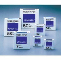 일본 ADVANTEC 정량여과지 No. 5B 70mm 광범위한 정량 분석의 침전물 여과에 적합 여과 속도는 중간 정도도, 1개