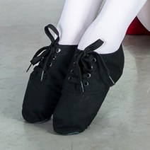 발레토슈즈 성인 취미Women Dancing Boot Shoes Low Heel Soft Sole Canvas Lace Up Ballet Dance Slippers, 12 45, 04 D