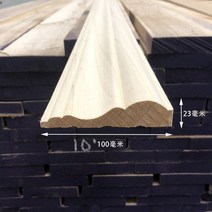 9mm문선 방문틀 중앙 유럽 원목 라인 문과 창 세트 Sapele 장식 가장자리 폐쇄 7-워드 애쉬 카드 스, 12/시라키 100*23mm(한 쌀), 1mm