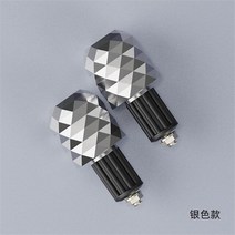 핸들발란스 범용 바이크 오토바이 핸들 플매트 카펫 매트 러그 밸런스 터미널 모터바이크 바 엔드 스티어링 웨이트 스쿠터 액세서리 4 가지 색상, [01] 은