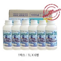 쿨사이드1000 1리터 6개 1박스 냉각탑수처리제 수처리제 부식방지 스케일 방지 이끼 곰팡