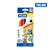 MILAN 밀란 12색 육각 색연필