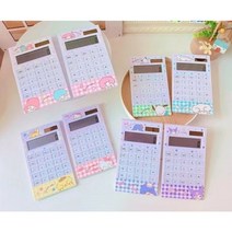 [국내배송] 산리오 계산기 캐릭터 시나모롤 마이멜로디 쿠로미 포차코 턱시도샘 헬로키티