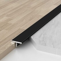 T자형 대리석 마감재 스트립 타일 재료분리대 알루미, 유광로즈골드(깊이0.6mm 길이2.7m)