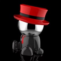 기아 레이 미카 꼬꼬마 젠틀 자석거치대, 레드모자, 1개