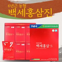 김포 파주 농협 6년근 백세 홍삼 진 + 쇼핑백 포함 (사은품 증정) KOREAN RED GINSENG, 1박스(30포)